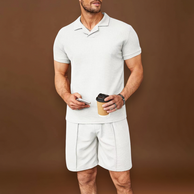 Conjunto Co-ord - Corte Relaxado & Mistura Suave e Respirável que se Move Facilmente