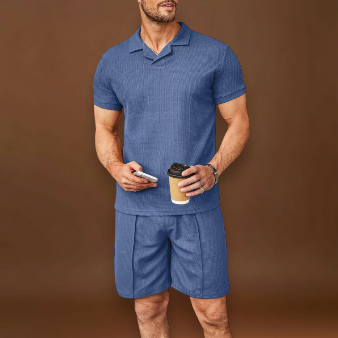 Conjunto Co-ord - Corte Relaxado & Mistura Suave e Respirável que se Move Facilmente