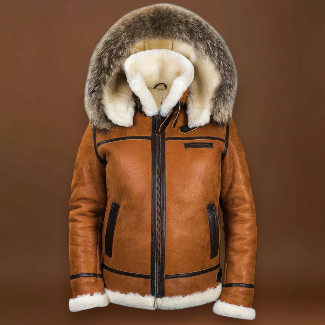 Casaco - Capuz com Pelo e Isolamento Térmico Espesso