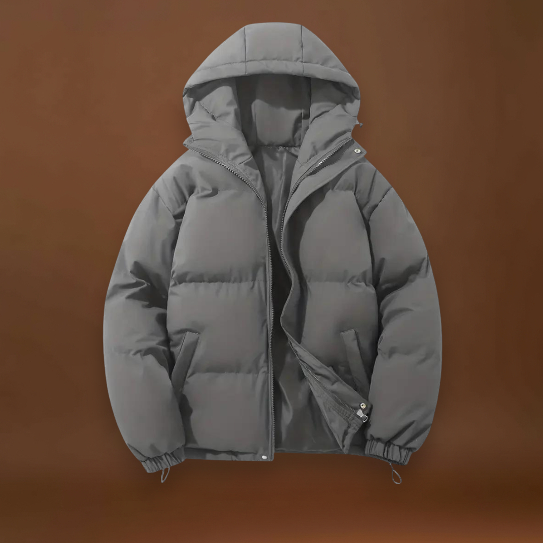 Casaco - Mistura Isolante com Capuz e Corte de Proteção Contra o Vento