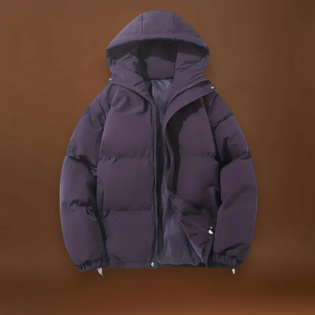 Casaco - Mistura Isolante com Capuz e Corte de Proteção Contra o Vento