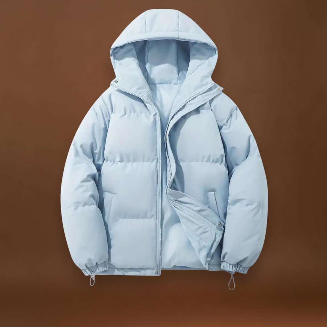 Casaco - Mistura Isolante com Capuz e Corte de Proteção Contra o Vento