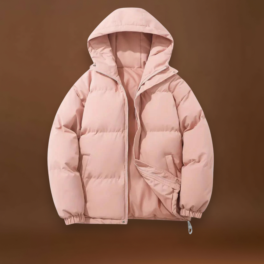 Casaco - Mistura Isolante com Capuz e Corte de Proteção Contra o Vento