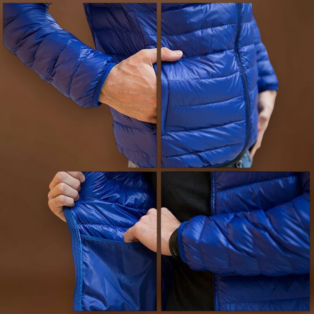 Casaco - Mistura de Poliéster e Proteção Impermeável contra o Vento