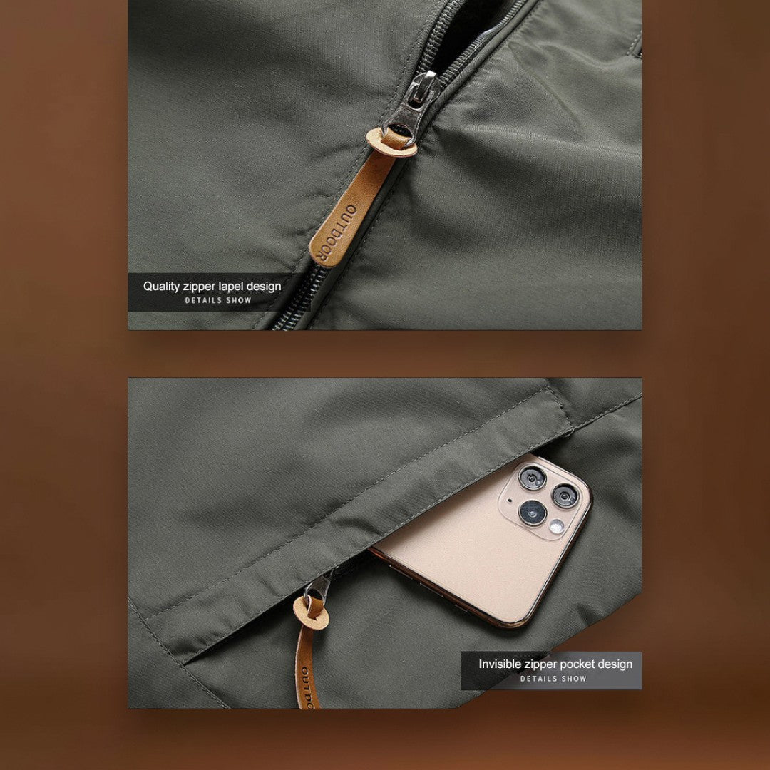 Casaco – Mistura de Softshell e Bloqueio de Vento, Resistente à Água