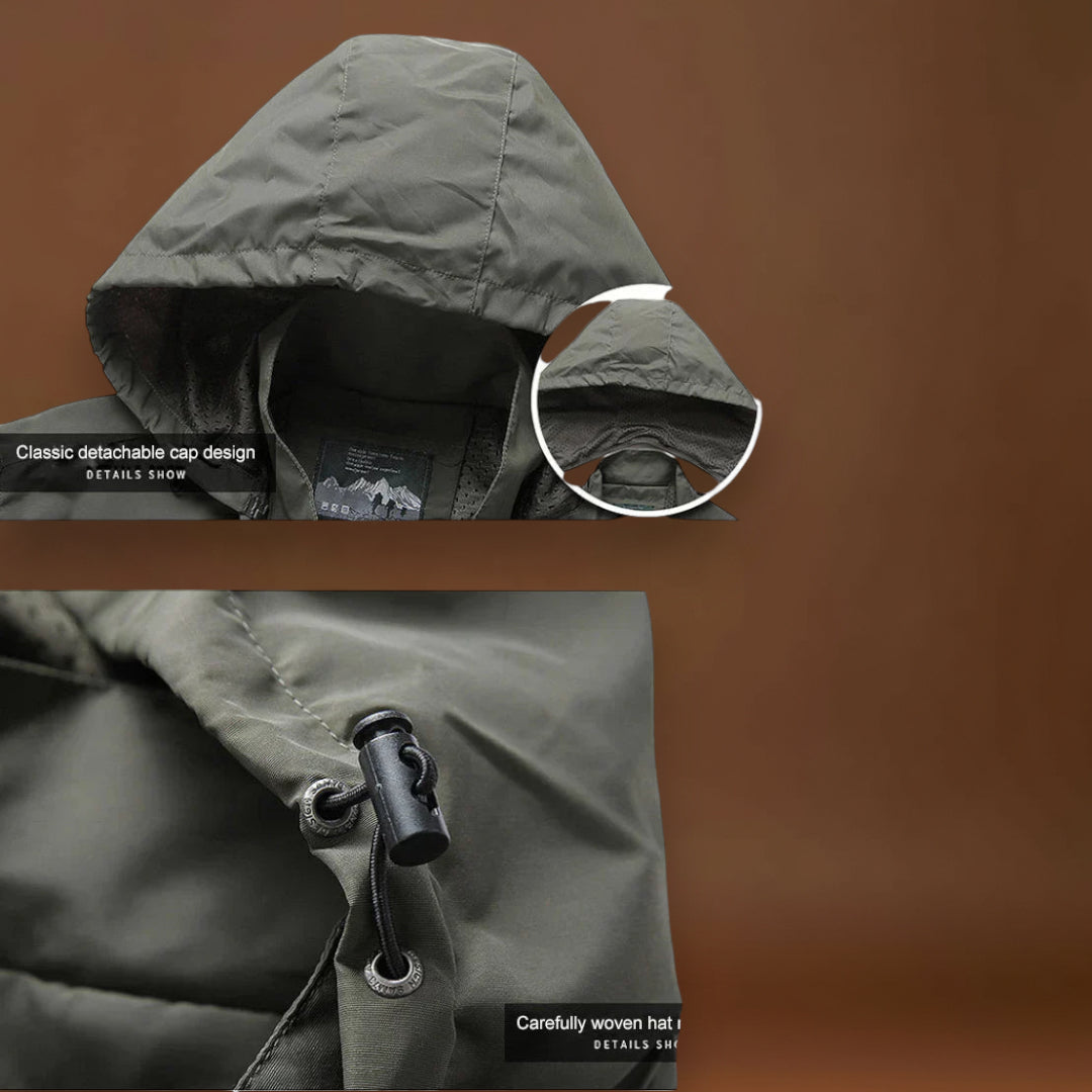 Casaco – Mistura de Softshell e Bloqueio de Vento, Resistente à Água