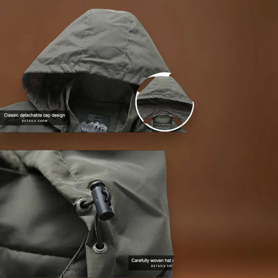 Casaco – Mistura de Softshell e Bloqueio de Vento, Resistente à Água