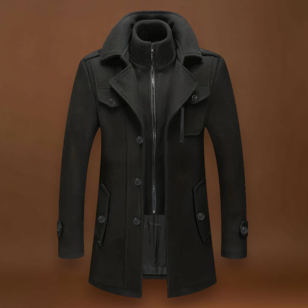 Casaco - Acabamento Resistentes ao Vento e Camada Quente e Macia