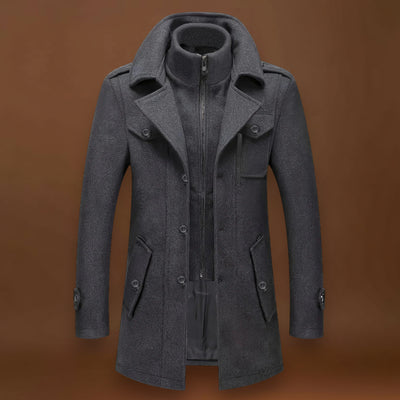 Casaco - Acabamento Resistentes ao Vento e Camada Quente e Macia