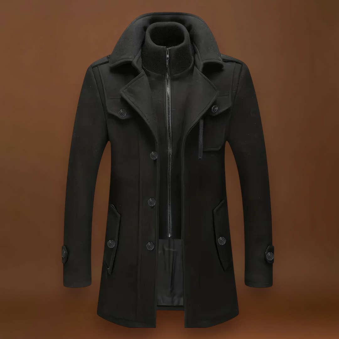 Casaco - Acabamento Resistentes ao Vento e Camada Quente e Macia