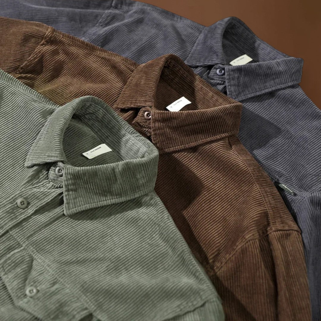 Camisa de Cordão - Superfície Texturizada e Camadas Fáceis