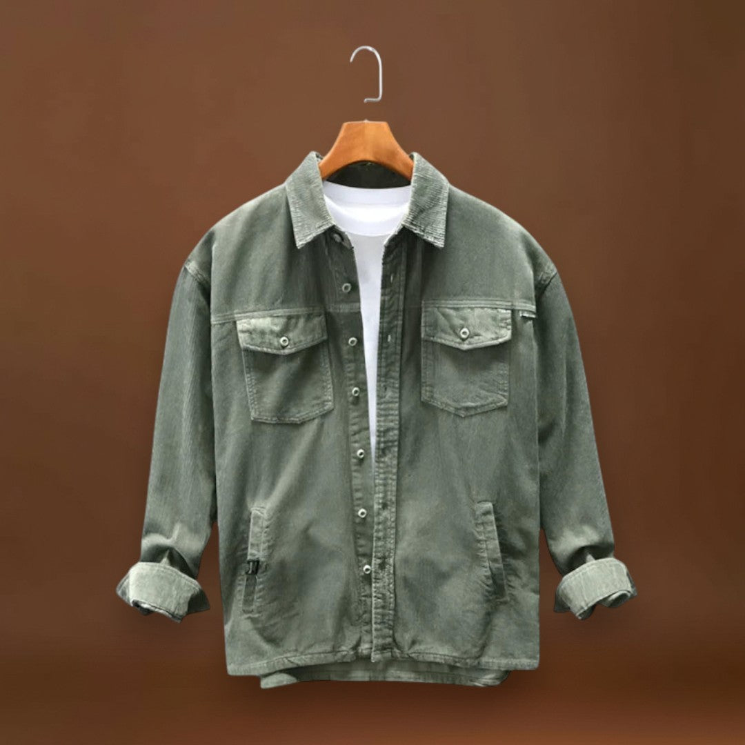 Camisa de Cordão - Superfície Texturizada e Camadas Fáceis