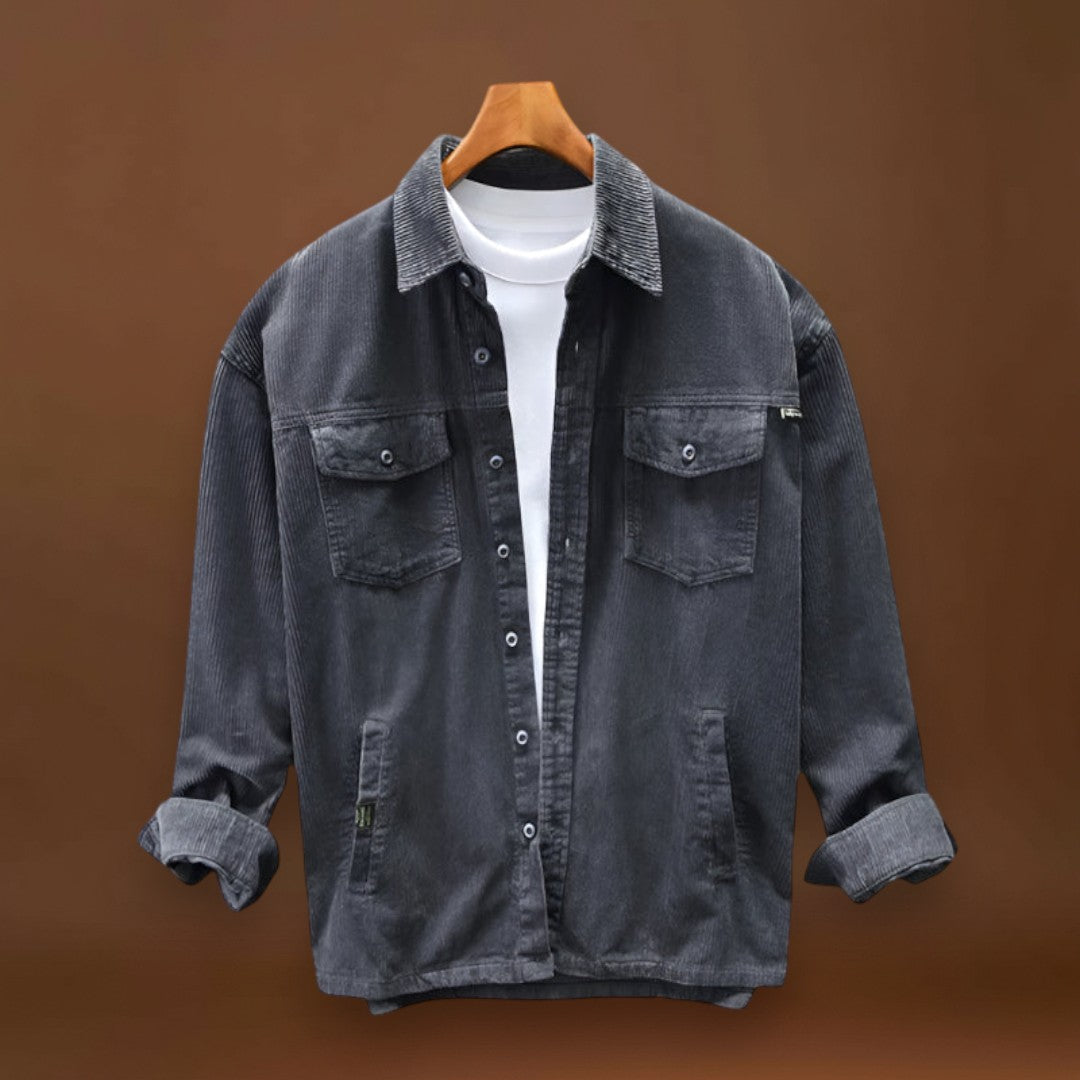 Camisa de Cordão - Superfície Texturizada e Camadas Fáceis