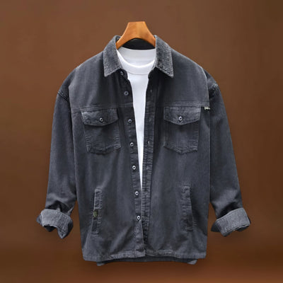 Camisa de Cordão - Superfície Texturizada e Camadas Fáceis