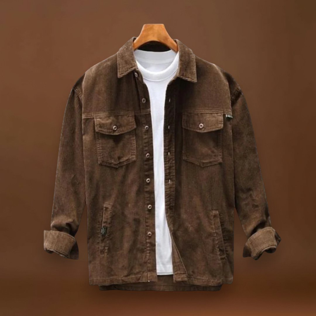 Camisa de Cordão - Superfície Texturizada e Camadas Fáceis