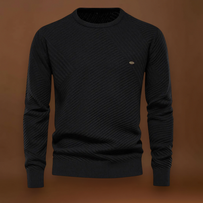 Miguel | Pullover Gola Redonda Canelado Desportivo