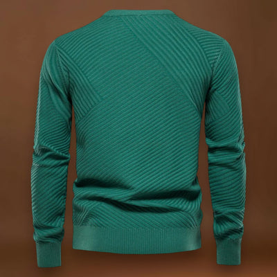 Miguel | Pullover Gola Redonda Canelado Desportivo