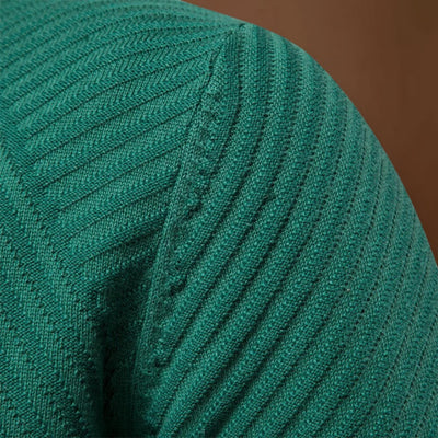 Miguel | Pullover Gola Redonda Canelado Desportivo