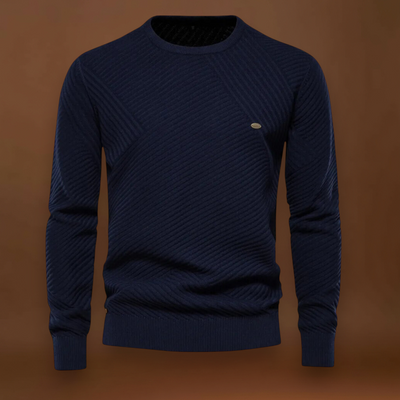 Miguel | Pullover Gola Redonda Canelado Desportivo