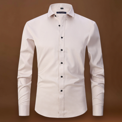 Camisa de Vestir – Corte Slim & Frente com Botões para Ajuste Seguro