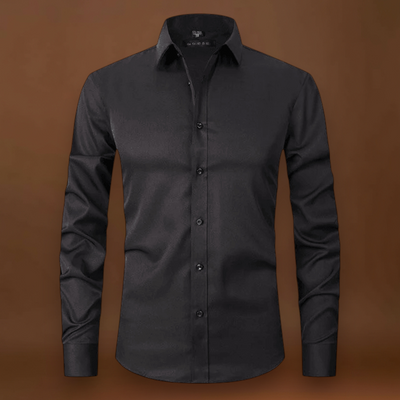 Camisa de Vestir – Corte Slim & Frente com Botões para Ajuste Seguro