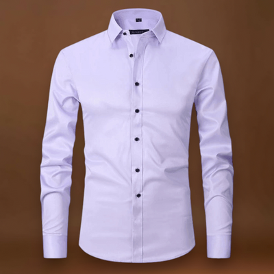 Camisa de Vestir – Corte Slim & Frente com Botões para Ajuste Seguro