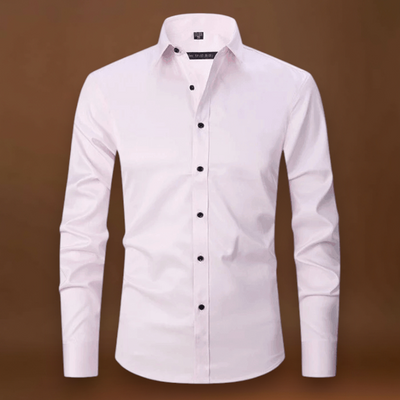 Camisa de Vestir – Corte Slim & Frente com Botões para Ajuste Seguro