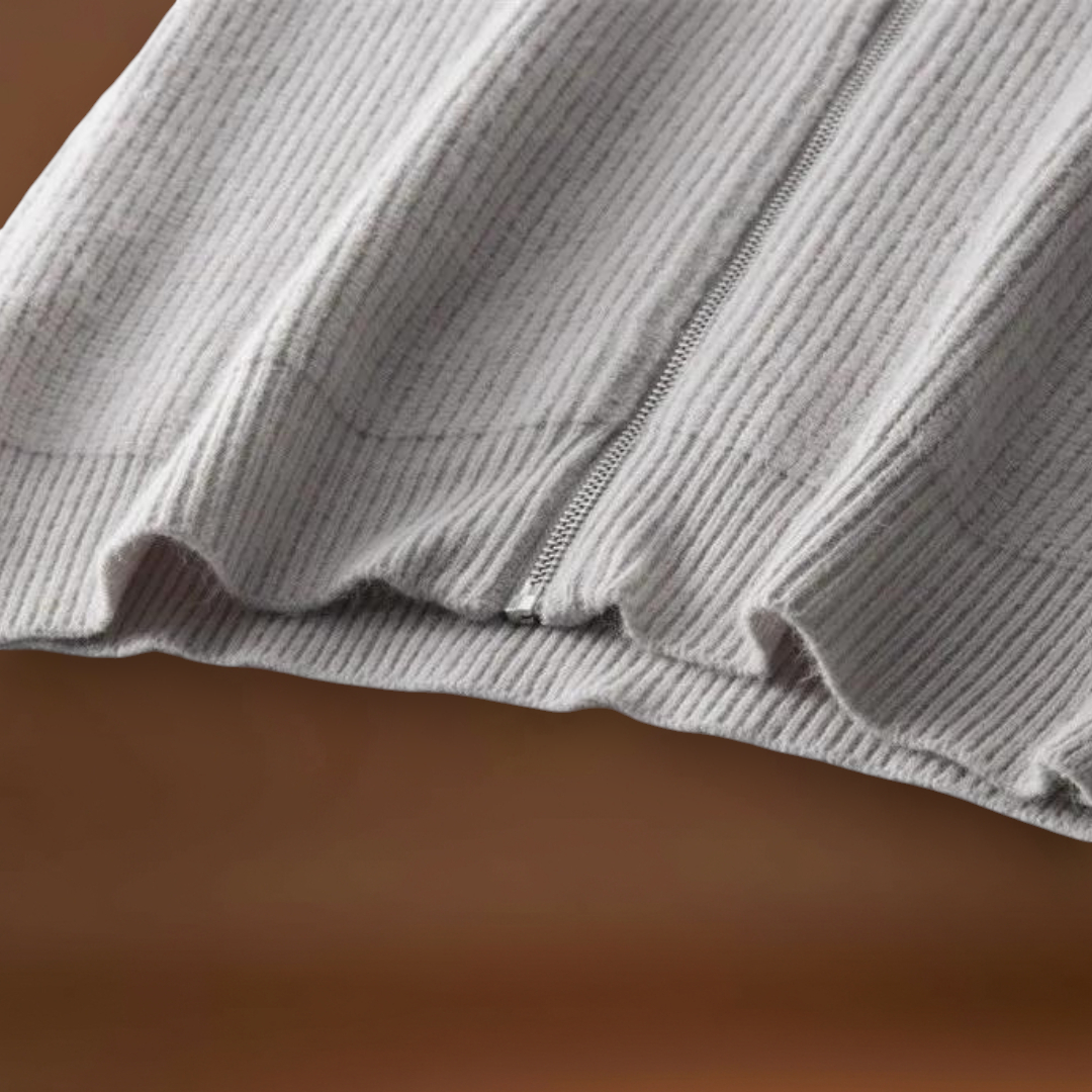 Artur | Casaco de Malha com Zíper Liso