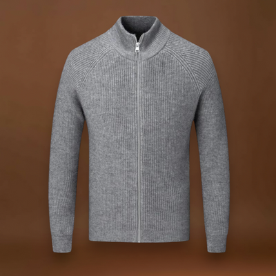 Artur | Casaco de Malha com Zíper Liso