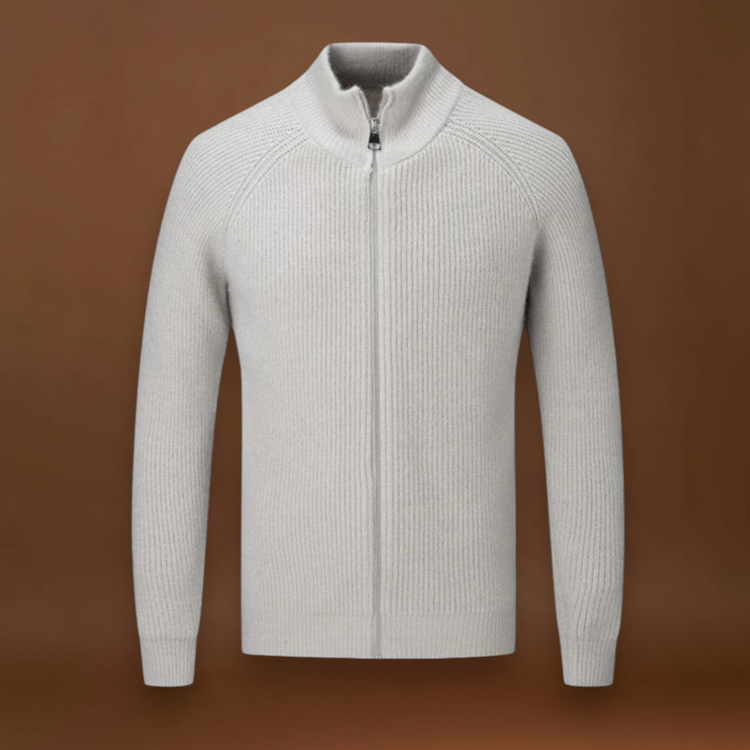 Artur | Casaco de Malha com Zíper Liso