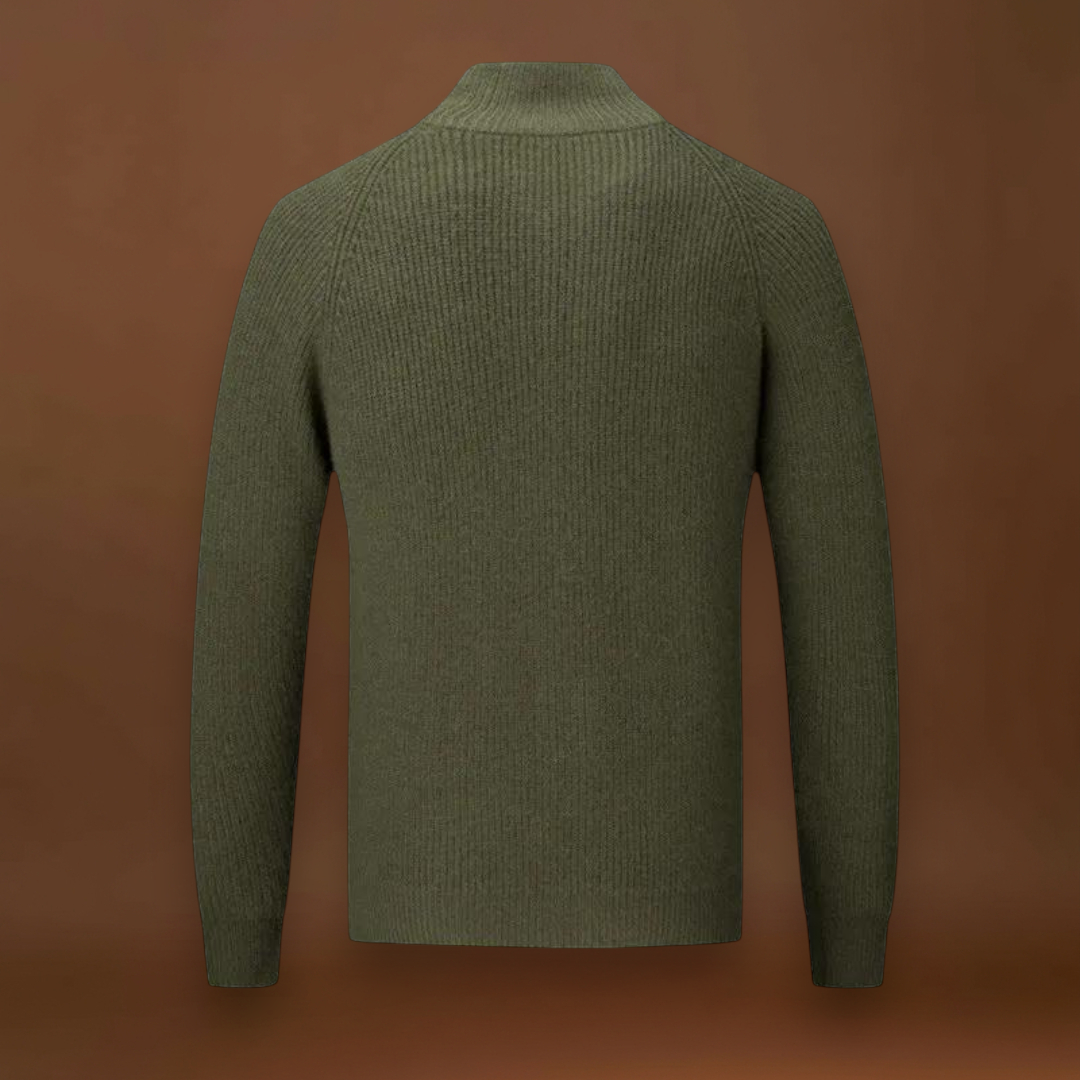 Artur | Casaco de Malha com Zíper Liso