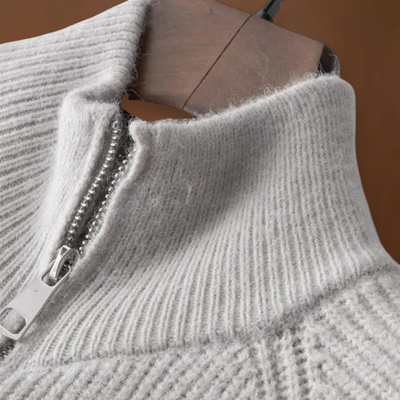 Artur | Casaco de Malha com Zíper Liso
