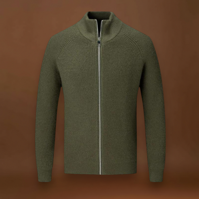 Artur | Casaco de Malha com Zíper Liso