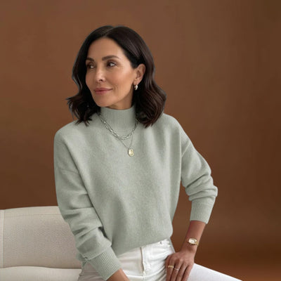 Estrela - Camisola de gola alta