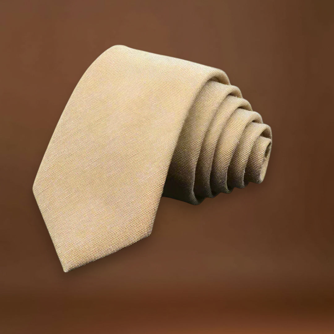 João - Gravata de Algodão Traçado