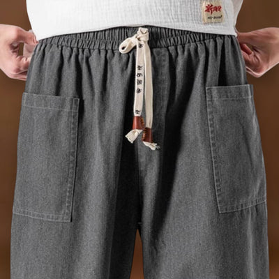 Hiro - Comforto Calças de ganga Vermelho