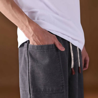 Hiro - Comforto Calças de ganga Vermelho