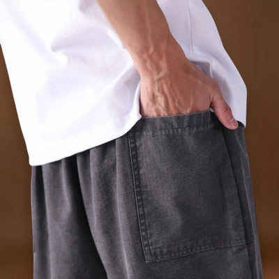 Hiro - Comforto Calças de ganga Vermelho