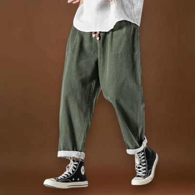 Hiro - Comforto Calças de ganga Vermelho