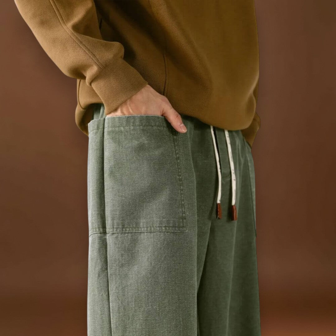 Hiro - Comforto Calças de ganga Vermelho