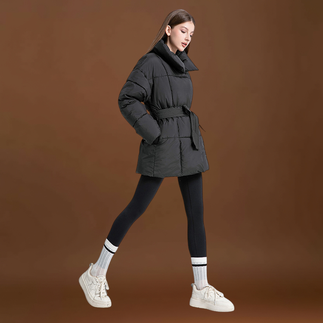 Rafaela | Casaco acolchoado com cinto