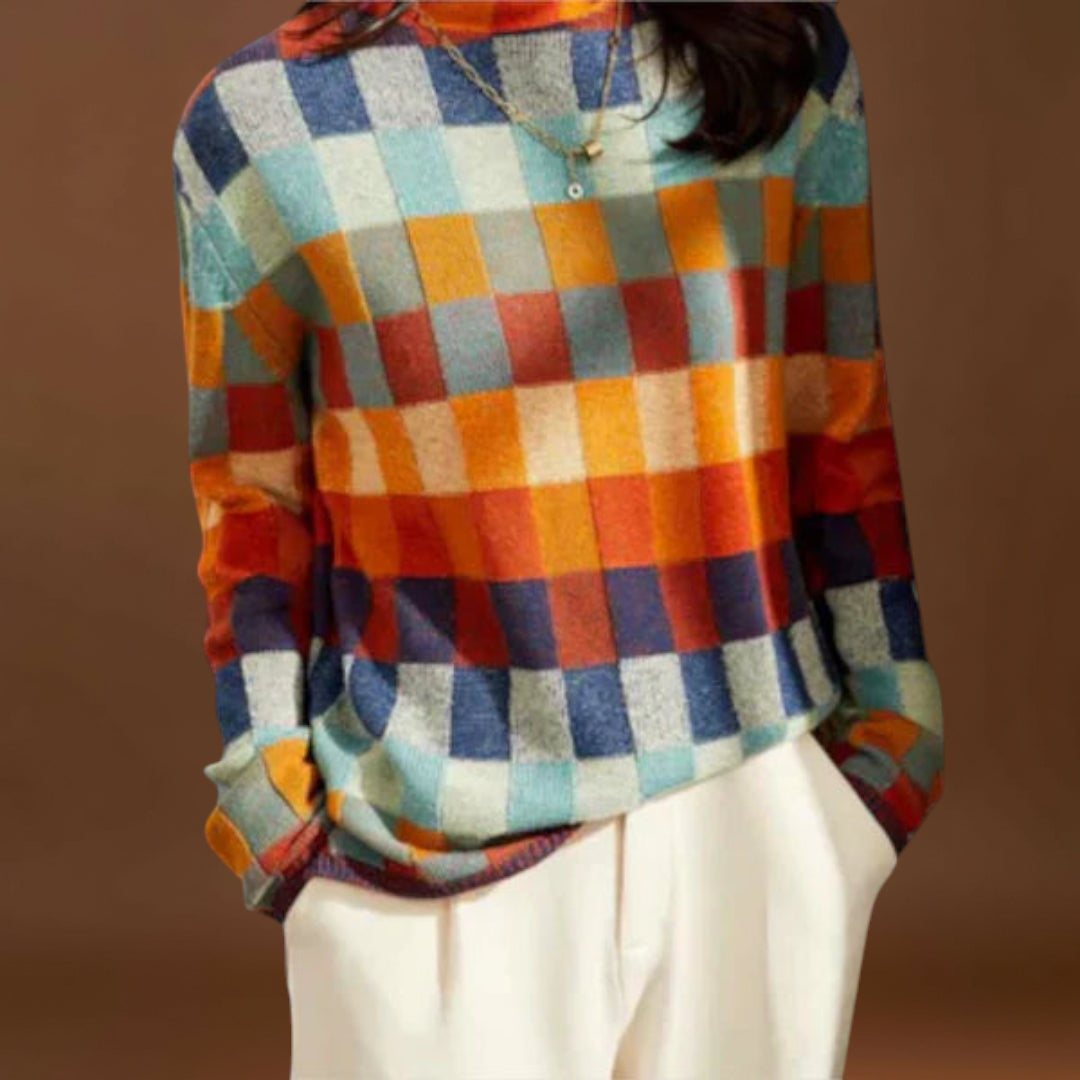 Rita - Suéter com decote redondo