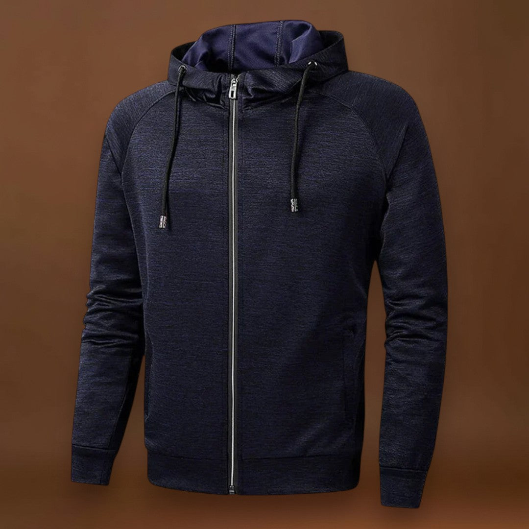 Casaco - Capuz Integrado e Fecho Frontal para Proteção contra o Vento