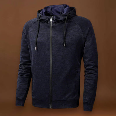 Casaco - Capuz Integrado e Fecho Frontal para Proteção contra o Vento