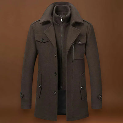 Casaco - Mistura Engenharia Corte Longo e Proteção Contra o Vento