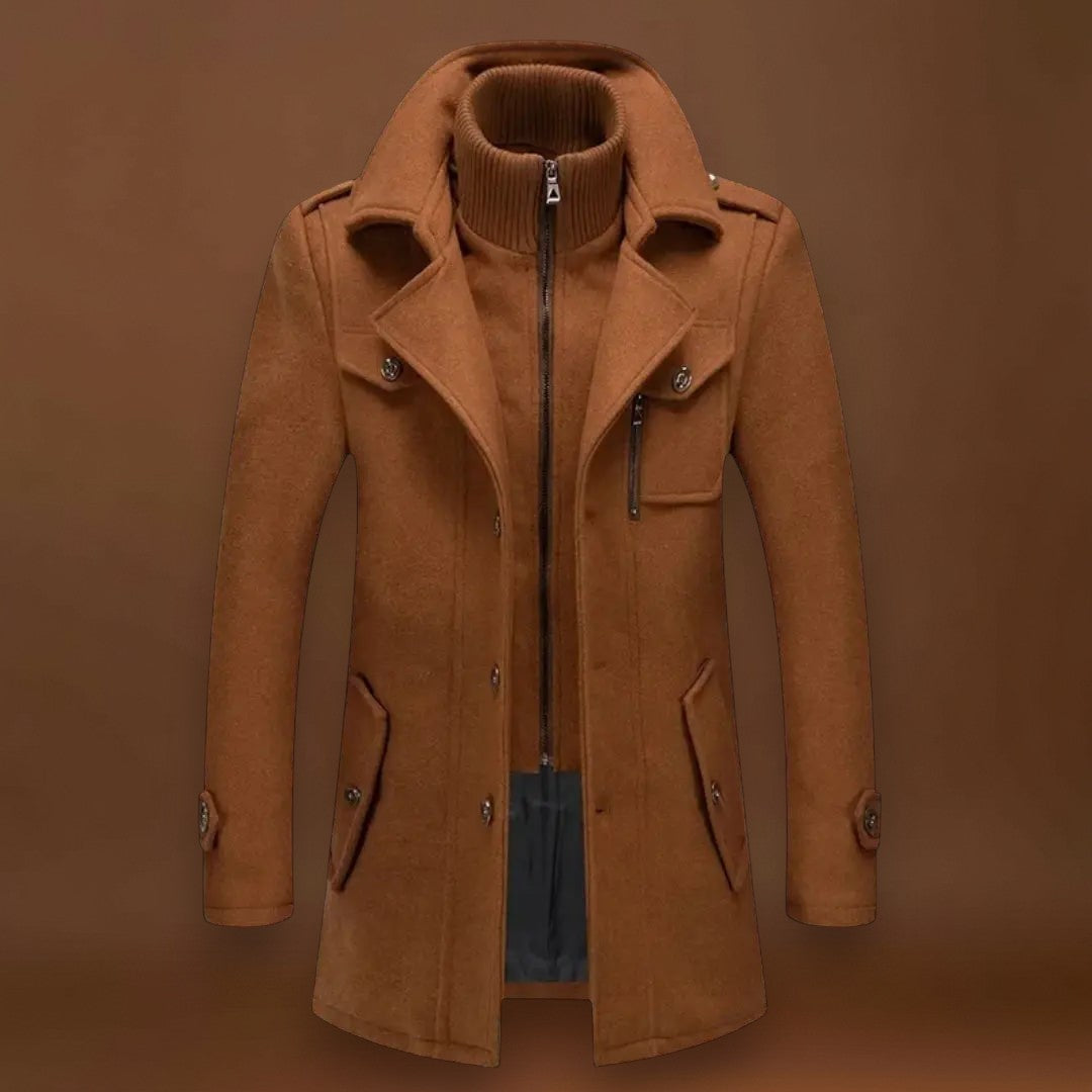 Casaco - Mistura Engenharia Corte Longo e Proteção Contra o Vento