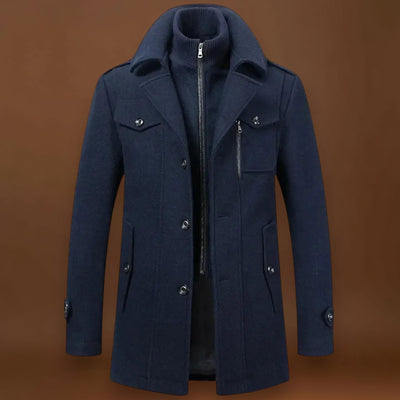 Casaco - Mistura Engenharia Corte Longo e Proteção Contra o Vento