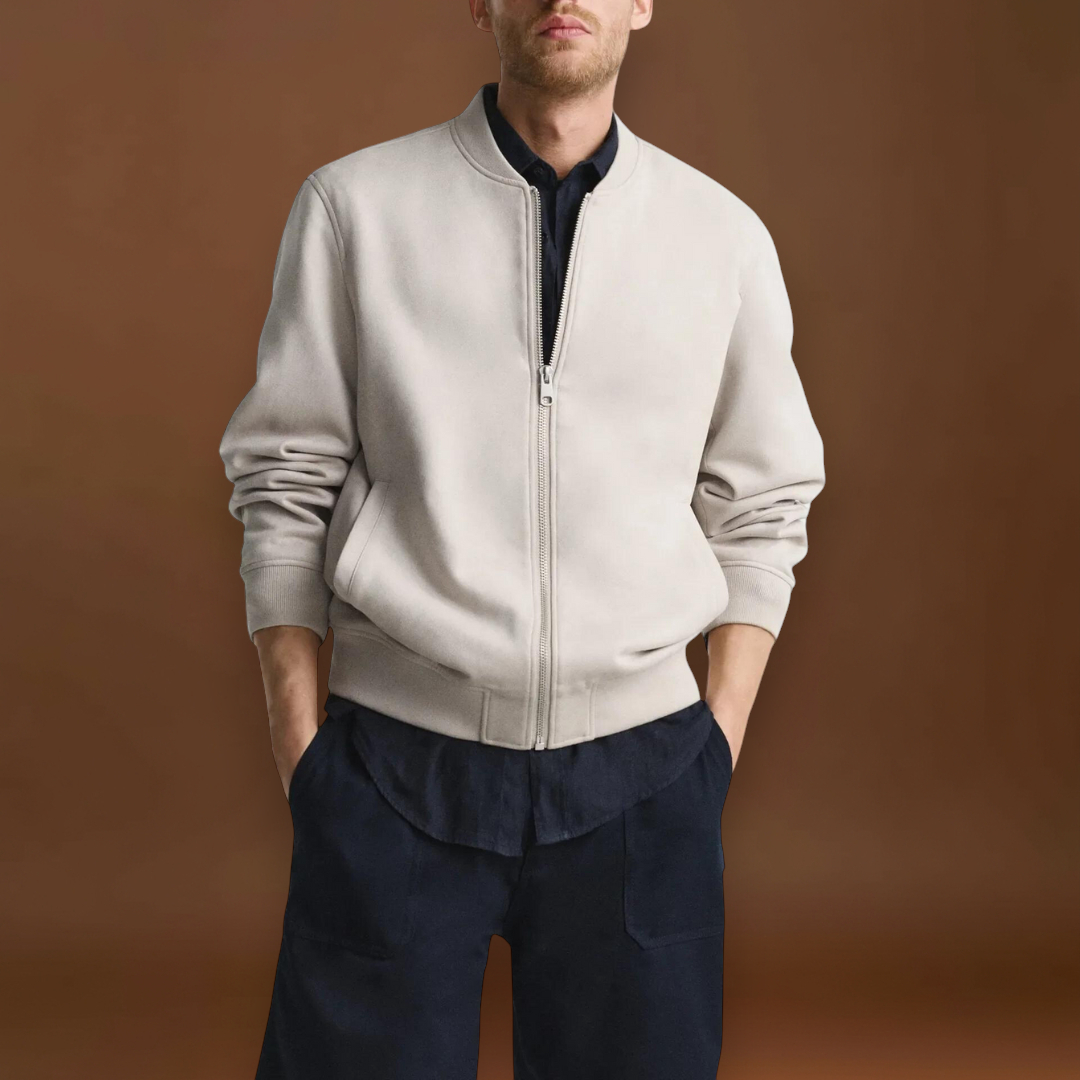 Casaco - Silhueta Clássica de Mistura Suave e Movimento Fácil