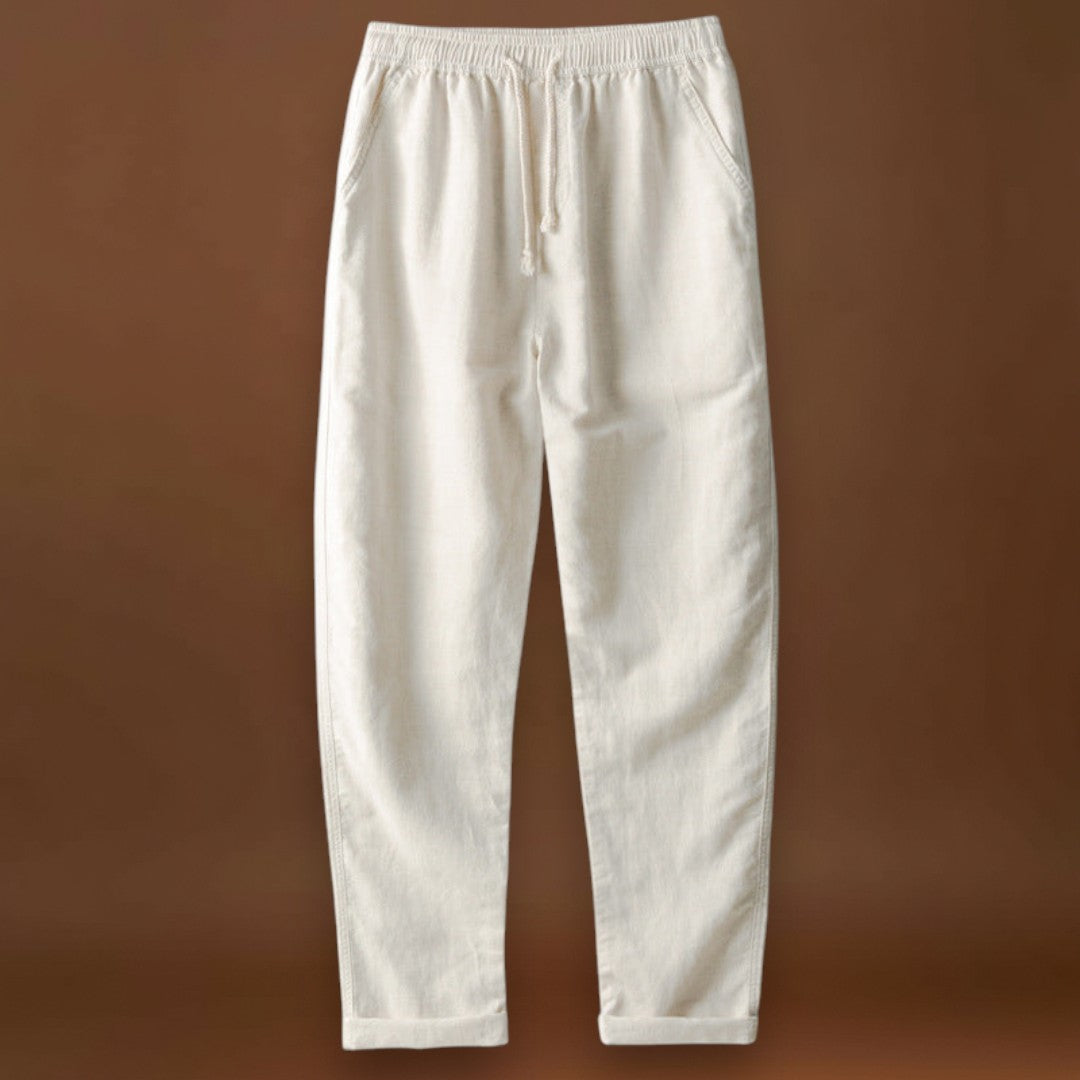 Joggers - Corte Relaxado com Punhos Cônicos e Cintura Elástica