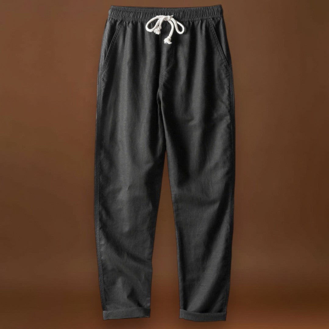 Joggers - Corte Relaxado com Punhos Cônicos e Cintura Elástica